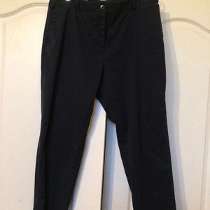 Talbots Navy Capri's